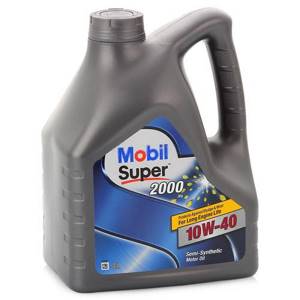 MOBIL SUPER 2000 X1 10w40 SL/CF DIESEL 4л п/синтетика